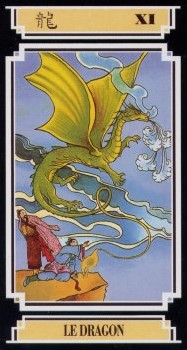 carta 11 tarot chino el dragon