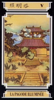 carta 5 tarot chino la pagoda iluminada