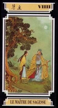 carta 9 tarot chino el maestro de sabiduria