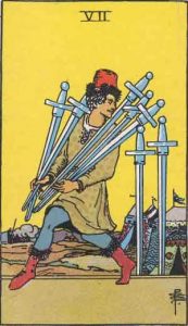 significado de la carta siete de espadas en arcanos menores